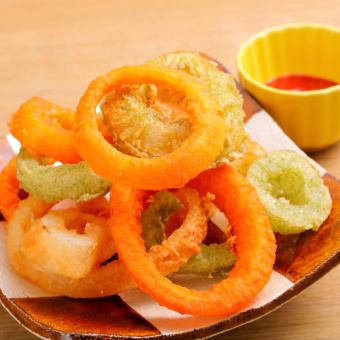 3種のオニオンリング