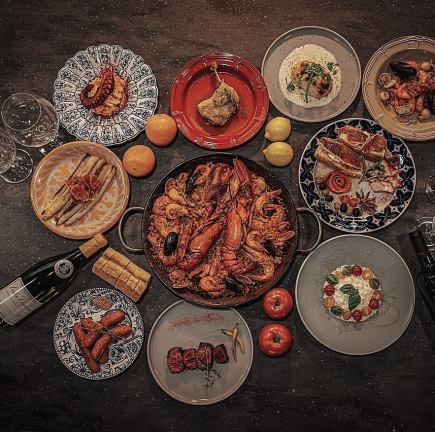 ◆C套餐 | Elloco套餐 [6道菜] 6,500日元 選擇您喜歡的海鮮飯 | 需提前一天預約 ※暢飲 + 2,000日元