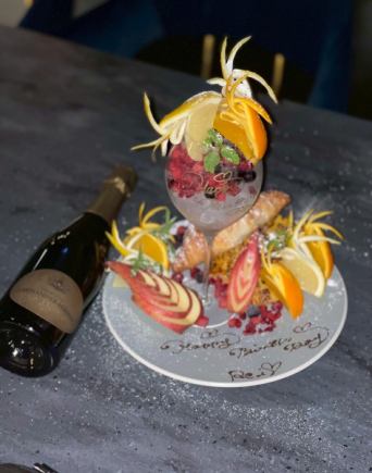 ◆D计划 | 周年纪念套餐 [10道菜] 5,500日元（含餐盘） ※畅饮另加2,000日元