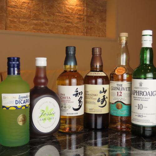 100種類以上の豊富なアルコール◎