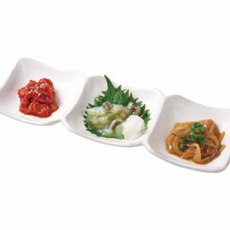 海鮮珍味三点盛り