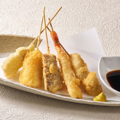 【串カツ】MIX5種盛り合わせ
