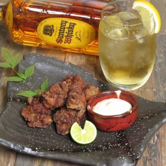 [Early bargain and small drink] Onder juicy duck fried x highball set! 1750 yen ⇒ 1000 yen