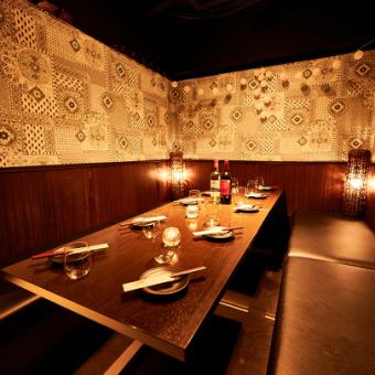 A private room space that boasts an atmosphere that can accommodate a variety of situations ♪ A private room space that is ideal for various banquets such as girls' night out, birthday parties, farewell parties, etc. ♪