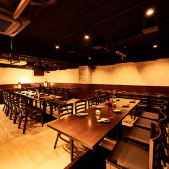 We provide a space where you can relax and unwind.A modern luxury private room that will make you forget the hustle and bustle of Ikebukuro.We also accept private banquets for groups.