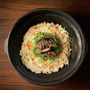 계절 야채와 쇠고기 냄비 밥(한정식)