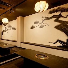 Tatami rooms are also available.