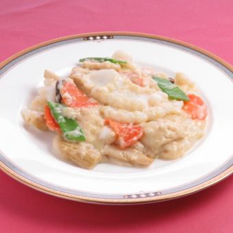 Stir-fried squid in milk Small (for 1-2 people)