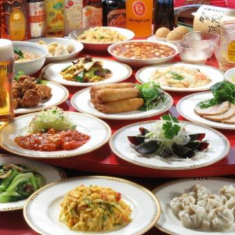 【10/29～】セレクトコース4品(全6品)【お料理4品＋マーボー丼or担々麺】　3,800円(税込)