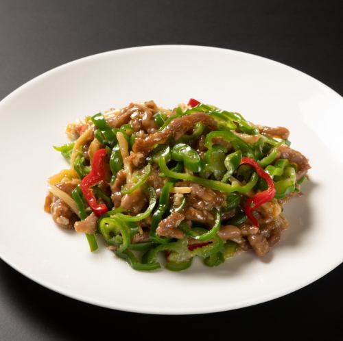 Small stir-fried chicken with green peppers (serves 1-2)