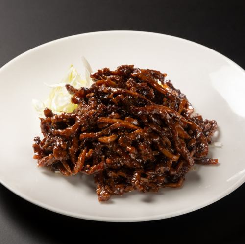 Beef stir-fried with sweet miso (small servings: 1-2)