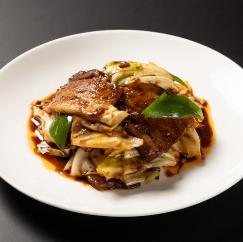 Small stir-fried pork with sausage (serves 1-2)