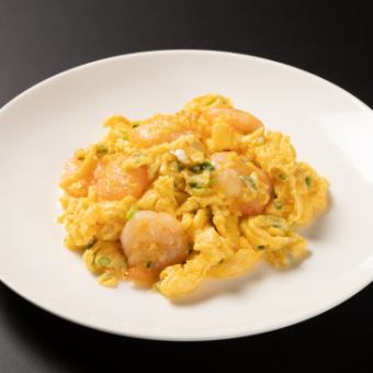 Shrimp and egg stir fry (small) (serves 1-2)