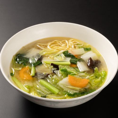 Vegetable soup soba noodles (1 serving)