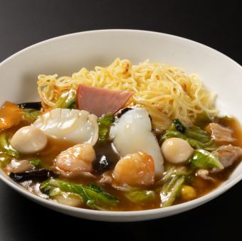 1 serving of mixed vegetable fried noodles