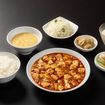 Mabo tofu set meal