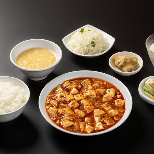 Mabo tofu set meal