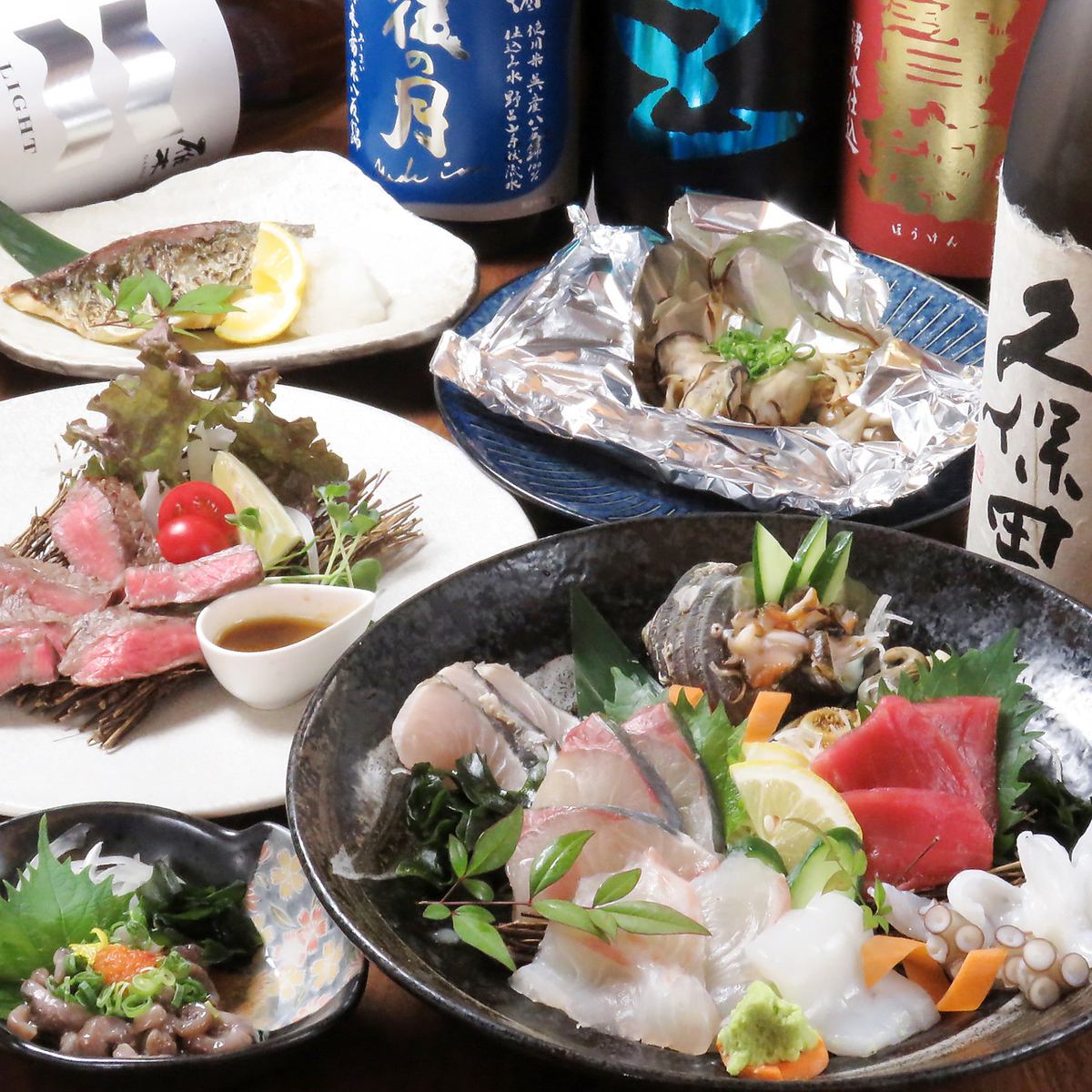 当店は毎日魚を仕入れています！鮮度抜群の造り盛りご賞味あれ