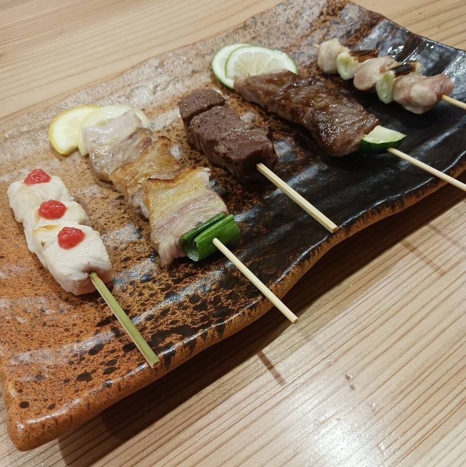 黒毛和牛の串や黒毛和牛のせいろ蒸し等がリーズナブルで◎