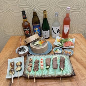 当日OK！【おまかせ澤コース】黒毛和牛串を含む全8品⇒3900円