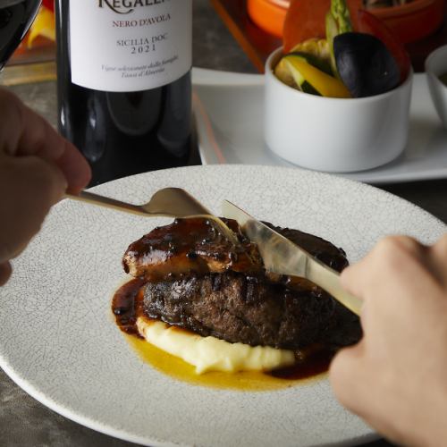 俺の名物のロッシーニも