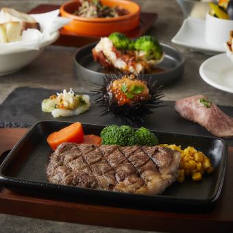 【松阪牛ステーキコース(7品)】日本三大和牛・松阪牛ステーキを堪能♪【120分制-飲み放題なし-】