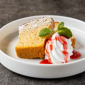 紅茶シフォンケーキ