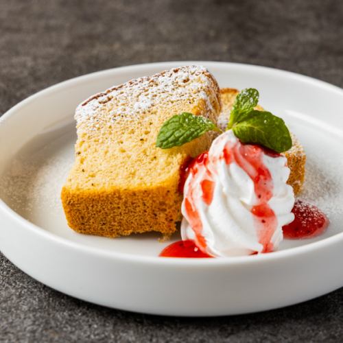 紅茶シフォンケーキ