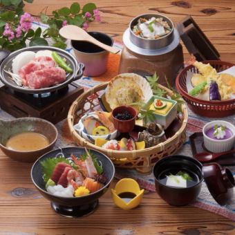 [Meals only] Using seasonal ingredients! Hanamizuki (7 dishes in total) 4,400 yen (tax included) | Banquet Dinner