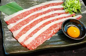 千叶牛月见切肉