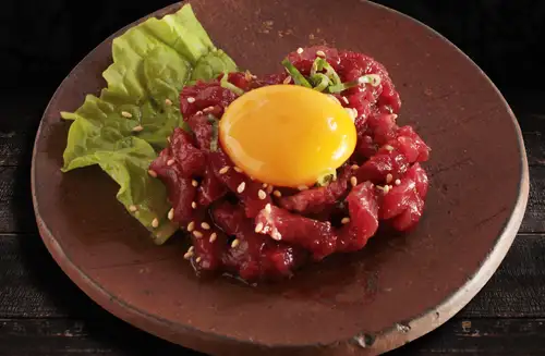 Seared Wagyu Beef Liver / Horse Sashimi Yukke / Horse Sashimi