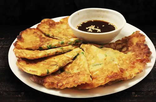Seafood pancake