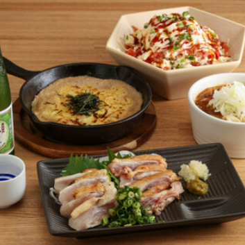 <p>ご宴会や、当店をはじめてご利用される方にもおすすめのコース各種。全3プランの中でも一押しは、焼きしゃぶネギ塩ロースやとり焼き5種盛りなど、当店自慢の鶏料理がお楽しみいただける「縁天堪能コース」です◎生ビールを含む飲み放題付きとなっておりますので、お料理と合わせてお酒も存分にご堪能ください。</p>