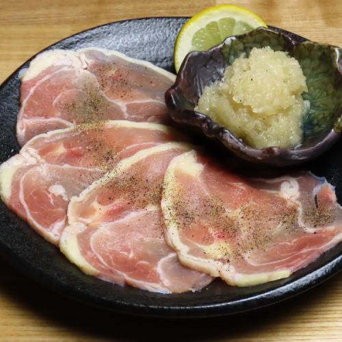 焼きしゃぶネギ塩ロース