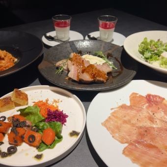 パーティープラン＋飲み放題付き　全6品　6500円(税込)～