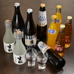 Various soft drinks