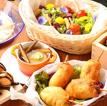 We offer all-you-can-drink courses starting from around 3,000 yen.