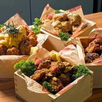 【唐揚げ食べ放題+6品+飲み放題120分(瓶ビール付き)】満腹&満足◎人気No.1コース!