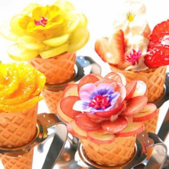  【デザートブーケ＋6品＋飲み放題120分】主役もゲストも笑顔に♪華やかお祝いコース