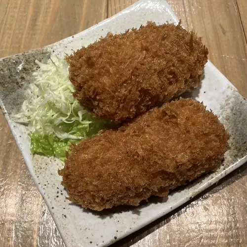 Two crab cream croquettes