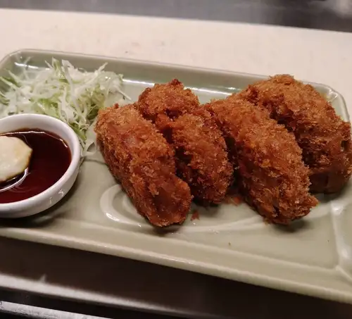 Old-fashioned ham cutlet