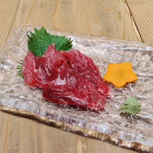 Tuna cheek sashimi