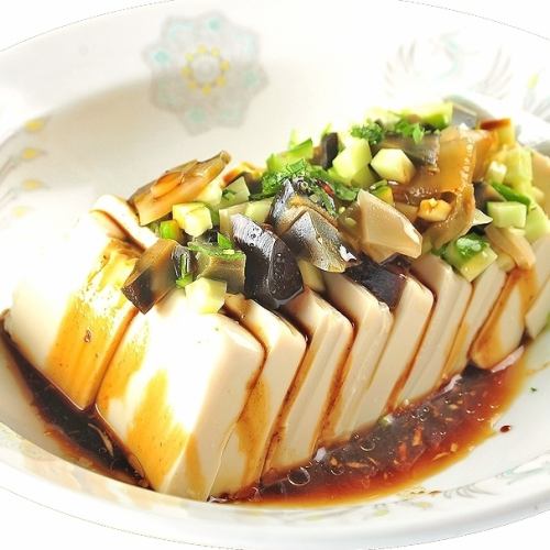 ピータン豆腐/ネギチャーシュー