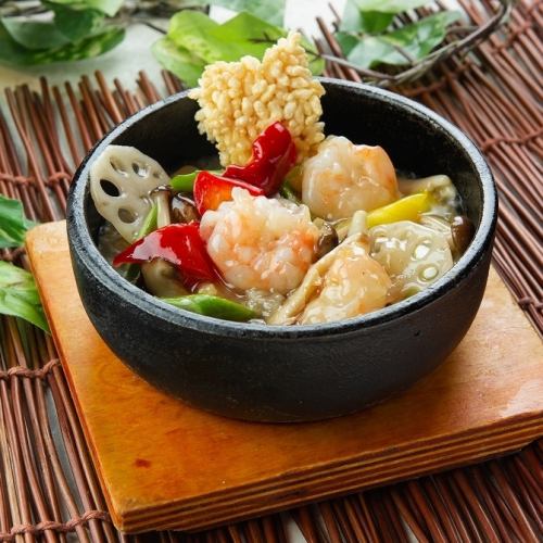 海鮮おこげ