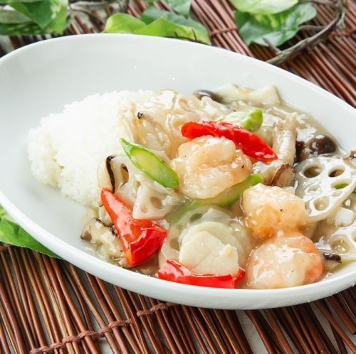 海鮮あんかけご飯