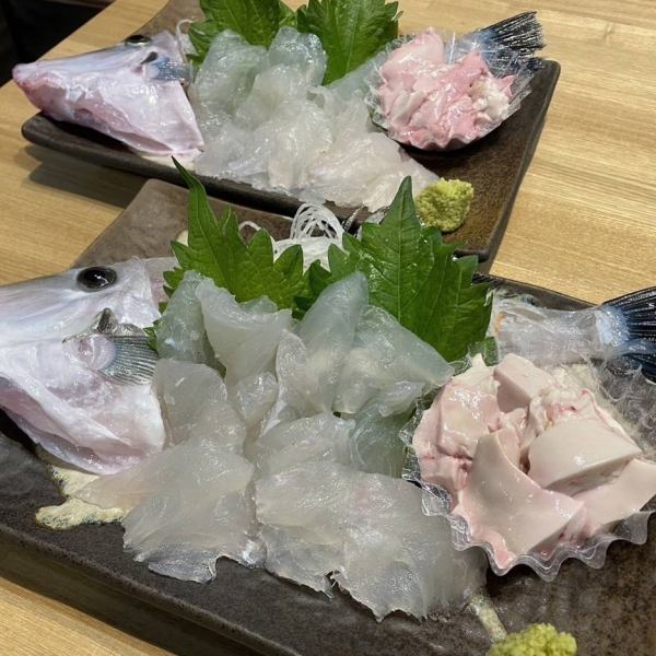 【贅沢な一皿】旬の鮮魚を使用した刺身盛り
