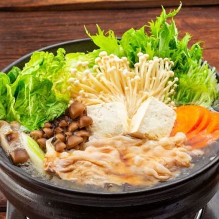 【季節限定】【120分鐘無限暢飲】海鮮與山珍海味的完美結合!奢華風味的凝縮! Yosenabe套餐6000日元