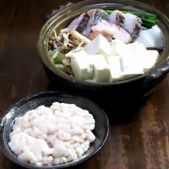 わっつりの鍋!「青森産 白子入り たらちり鍋コース」全7品2h生ビール無し飲み放題5,500円