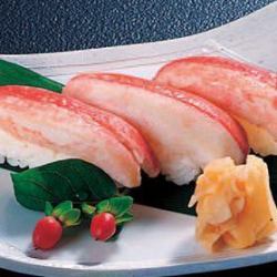 3 pieces of crab nigiri