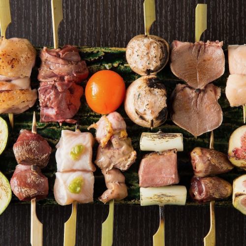 Assortment of 10 skewers